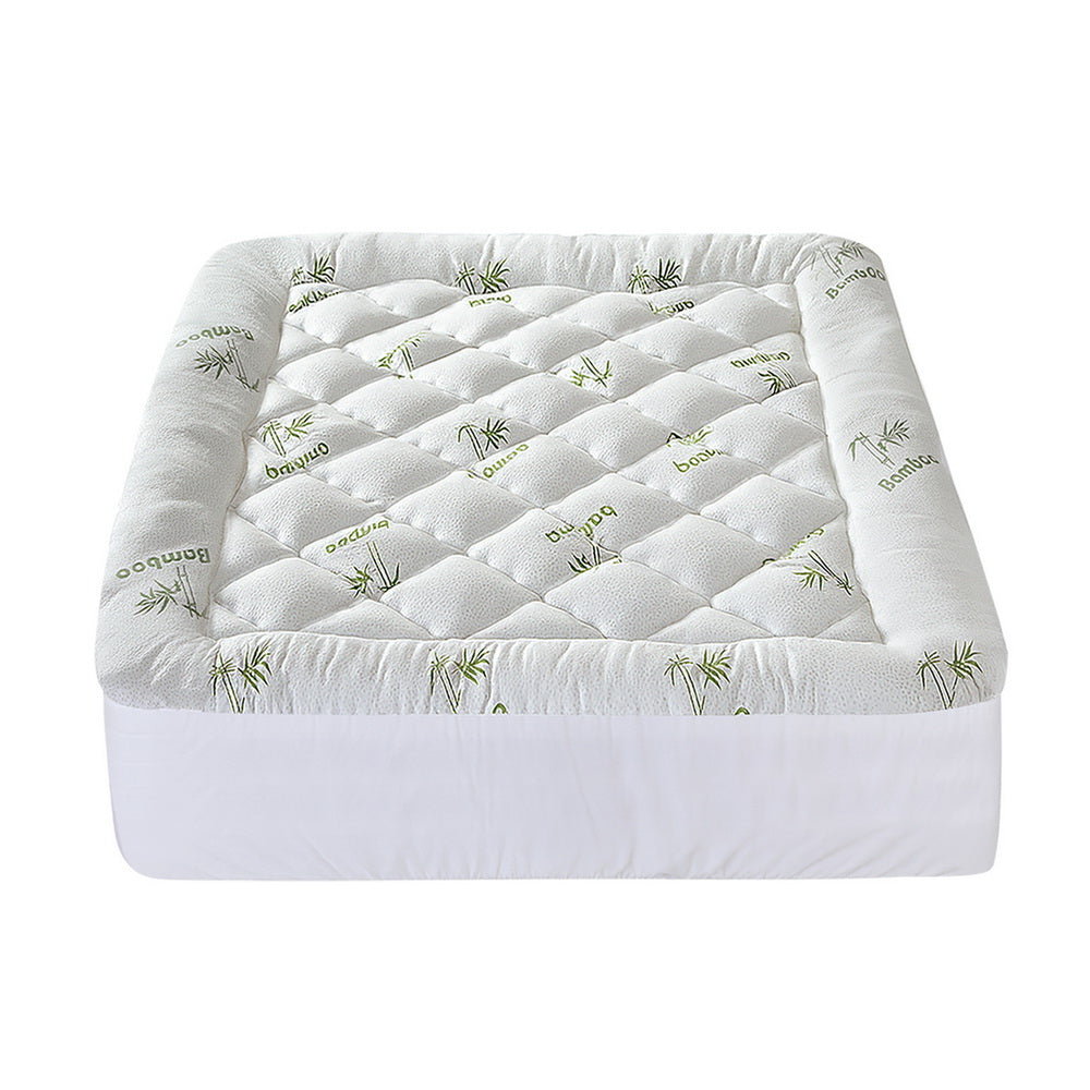 Giselle Mattress Topper 5cm Pillowtop toppers Bamboo Double-Furniture > Mattresses > Mattress Toppers-PEROZ Accessories