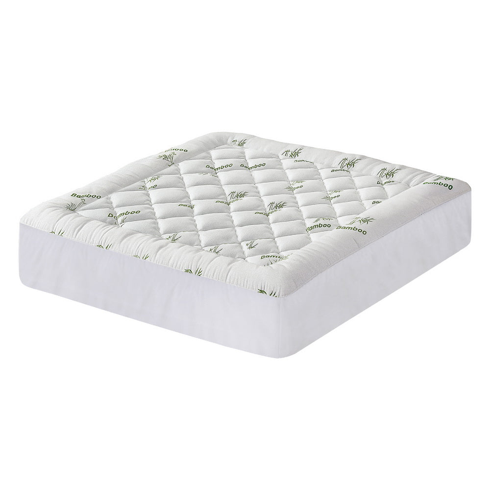 Giselle Mattress Topper 5cm Pillowtop toppers Bamboo King-Furniture > Mattresses > Mattress Toppers-PEROZ Accessories