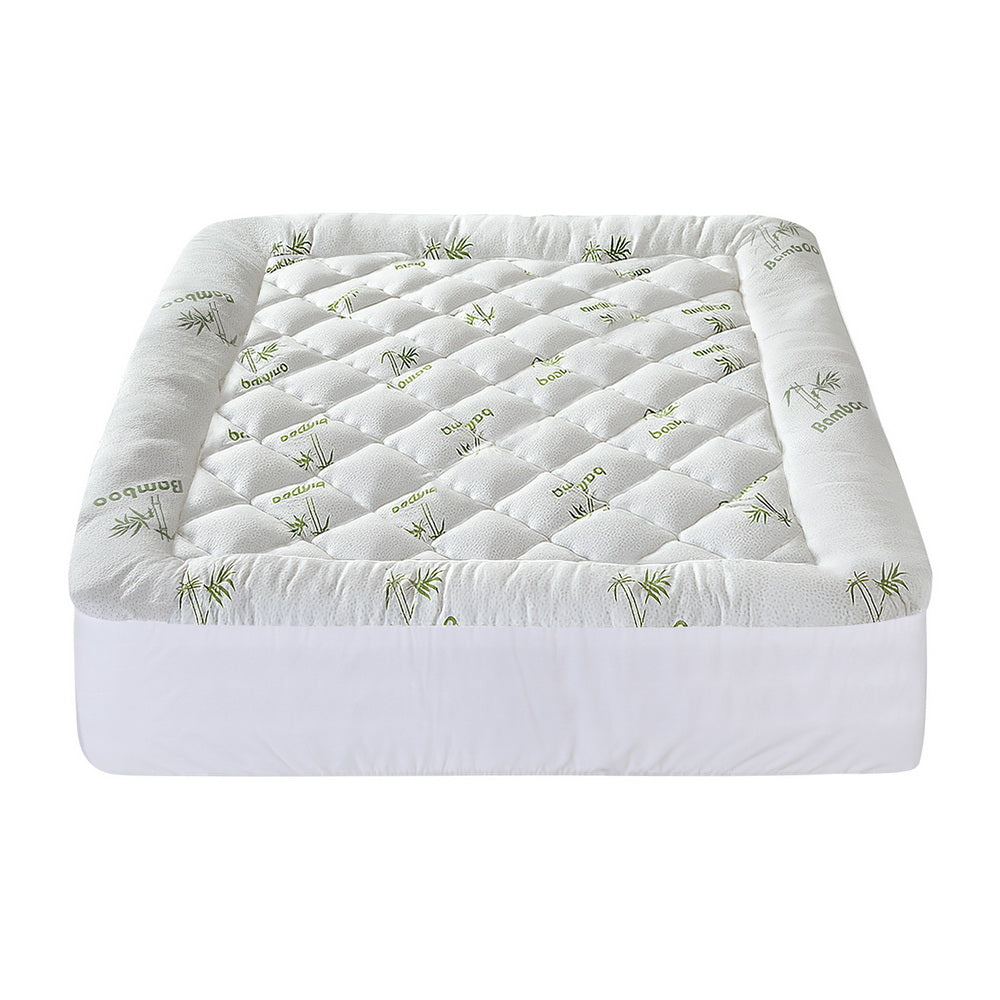 Giselle Mattress Topper 5cm Pillowtop toppers Bamboo King-Furniture > Mattresses > Mattress Toppers-PEROZ Accessories