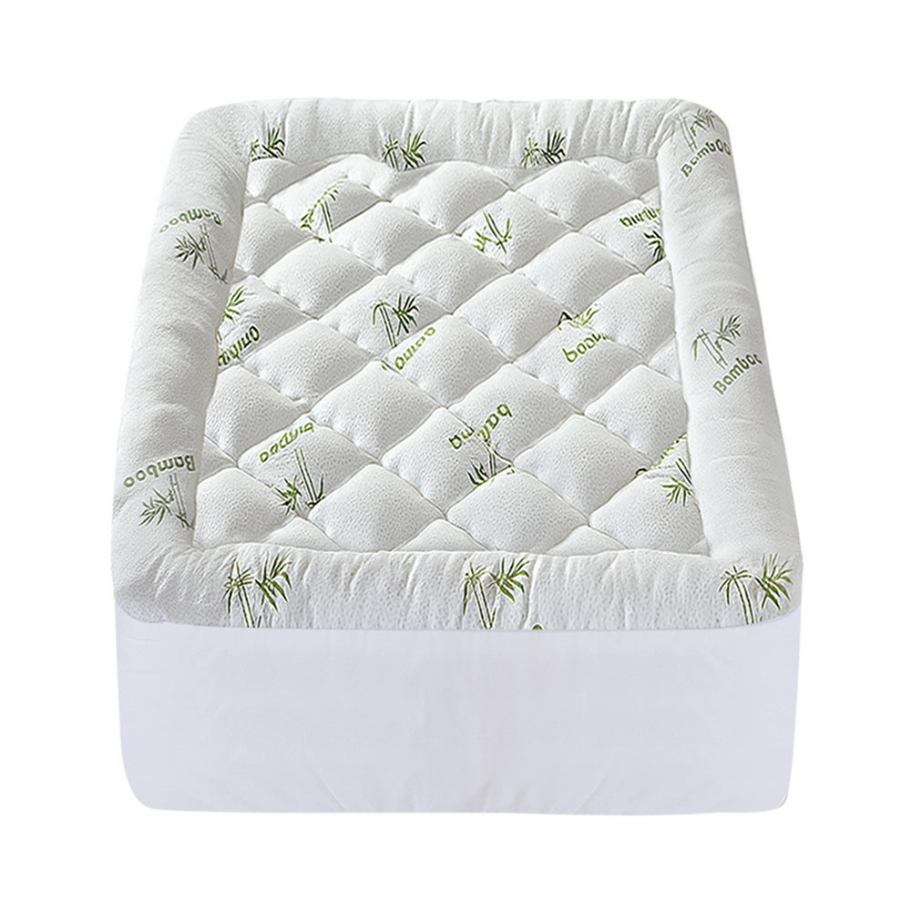 Giselle Mattress Topper 5cm Pillowtop toppers Bamboo Single-Furniture > Mattresses > Mattress Toppers-PEROZ Accessories