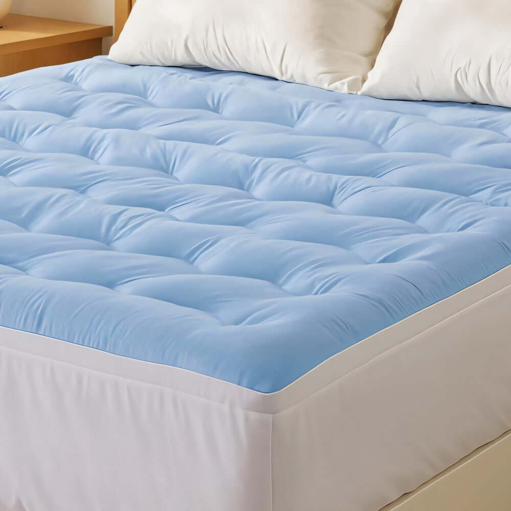 Giselle 5cm Mattress Topper Pillowtop toppers Double-Sided Double-Furniture &gt; Mattresses &gt; Mattress Toppers-PEROZ Accessories