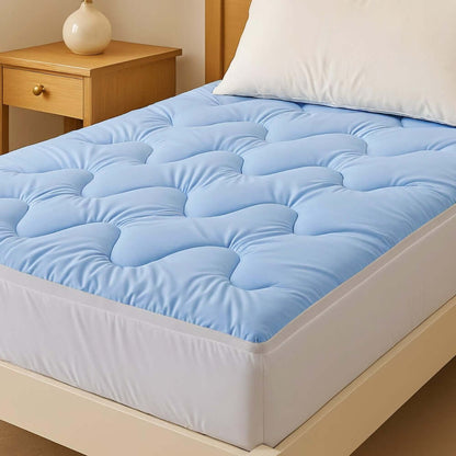 Giselle 5cm Mattress Topper Pillowtop toppers Double-Sided Single-Furniture &gt; Mattresses &gt; Mattress Toppers-PEROZ Accessories