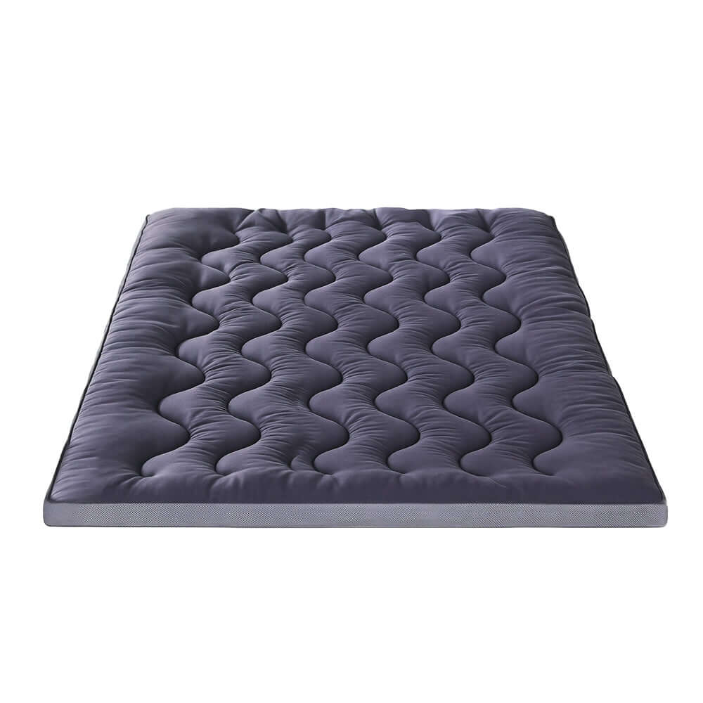 Giselle 5cm Mattress Topper Pillowtop toppers Bamboo Charcoal Double-Furniture &gt; Mattresses &gt; Mattress Toppers-PEROZ Accessories
