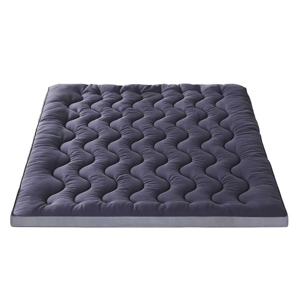 Giselle 5cm Mattress Topper Pillowtop toppers Bamboo Charcoal King-Furniture &gt; Mattresses &gt; Mattress Toppers-PEROZ Accessories