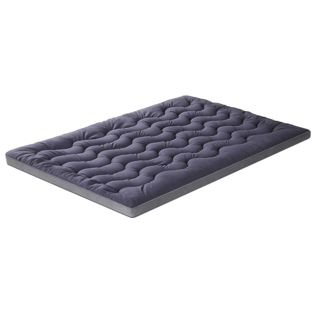 Giselle 5cm Mattress Topper Pillowtop toppers Bamboo Charcoal Queen-Furniture &gt; Mattresses &gt; Mattress Toppers-PEROZ Accessories