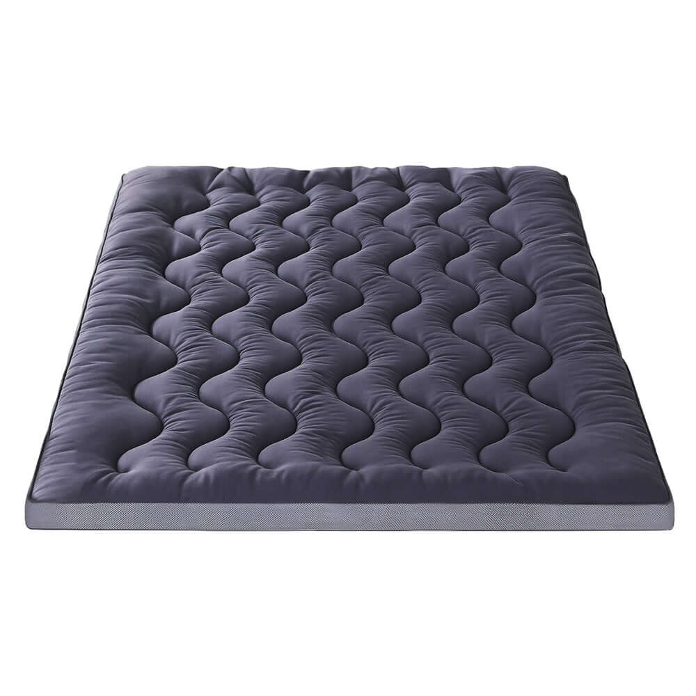 Giselle 5cm Mattress Topper Pillowtop toppers Bamboo Charcoal Queen-Furniture &gt; Mattresses &gt; Mattress Toppers-PEROZ Accessories