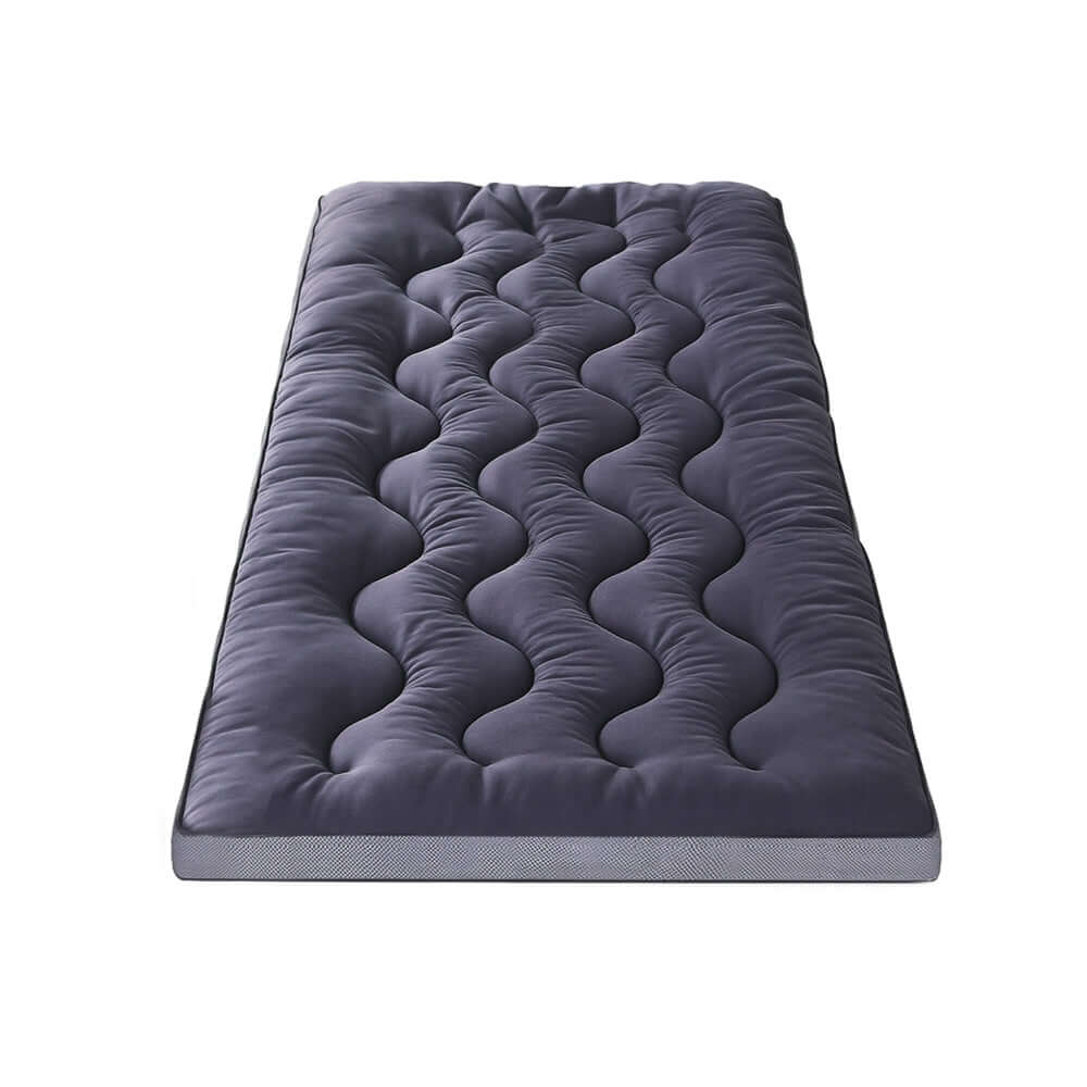 Giselle 5cm Mattress Topper Pillowtop toppers Bamboo Charcoal Single-Furniture &gt; Mattresses &gt; Mattress Toppers-PEROZ Accessories