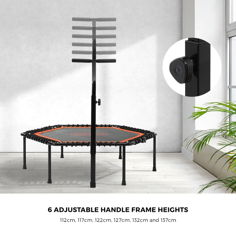 Mazam Trampoline Rebounder Fitness Adjustable Handrail 50 Inch-Trampoline-PEROZ Accessories