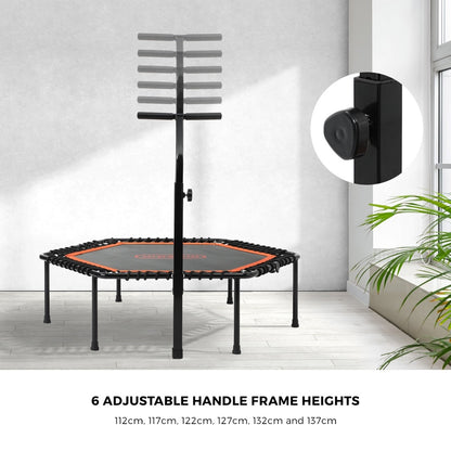 Mazam Trampoline Rebounder Fitness Adjustable Handrail 50 Inch-Trampoline-PEROZ Accessories