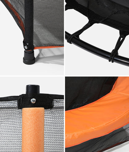 Mazam 55 Inch Kids Trampoline Encosure Safety Net Round-Trampoline-PEROZ Accessories