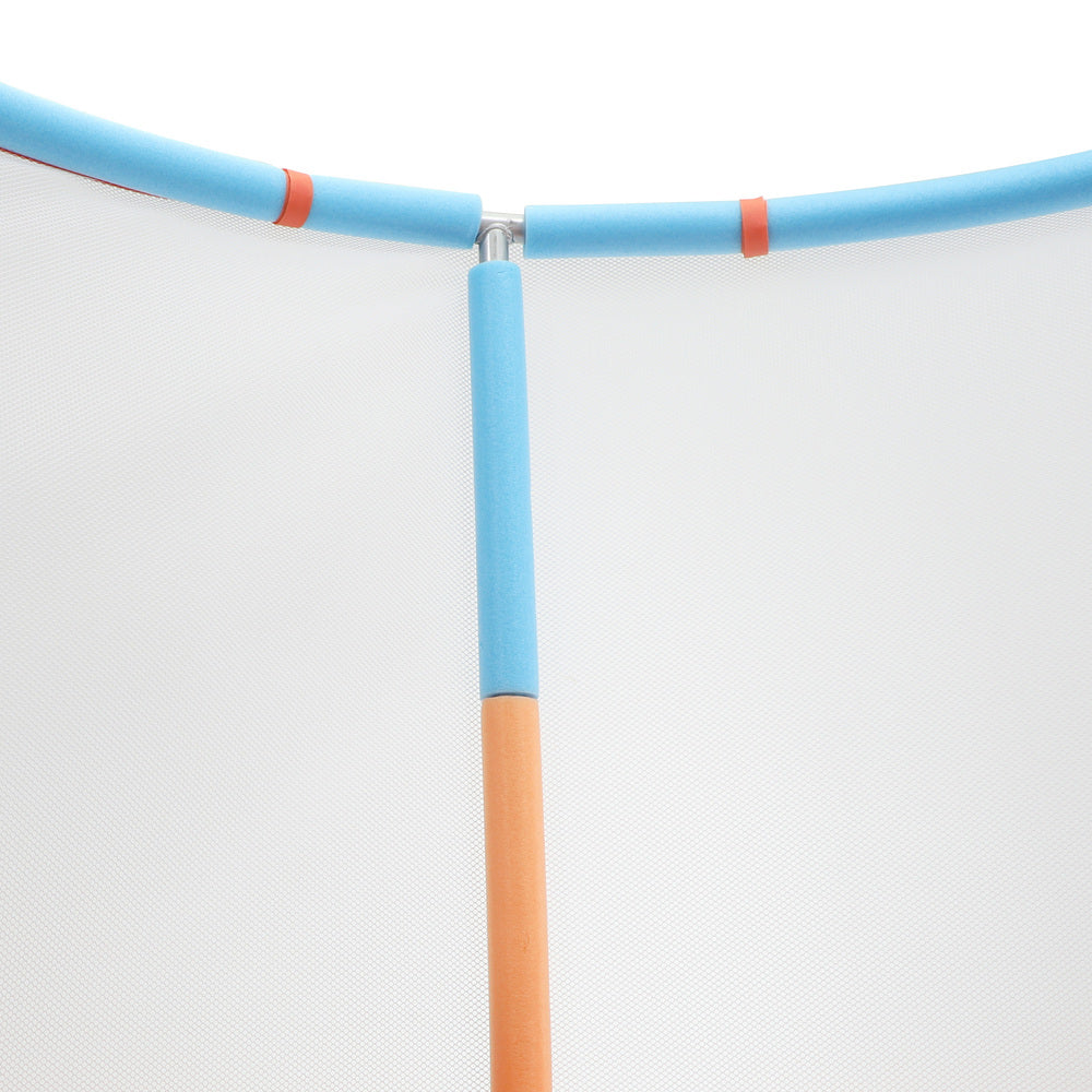 Mazam 60 Inch Kids Trampoline Enclosure Safety Net Horizontal Bar-Trampoline-PEROZ Accessories