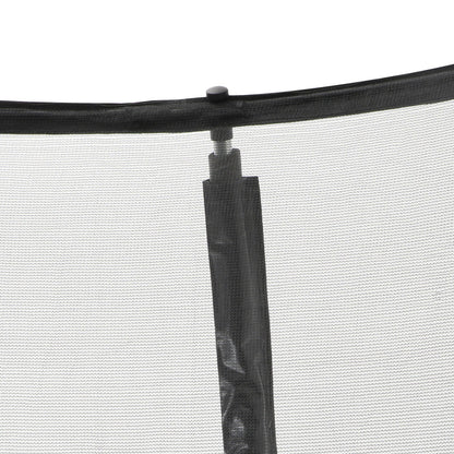 Mazam 8FT Kids Trampoline Round Encosure Safety Net with Ladder-Trampoline-PEROZ Accessories
