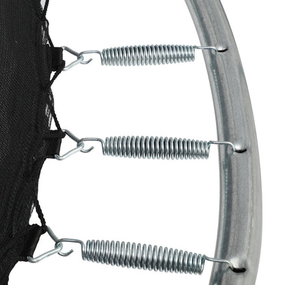 Mazam 8FT Kids Trampoline Round Encosure Safety Net with Ladder-Trampoline-PEROZ Accessories