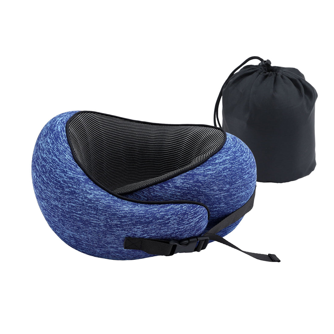 Wanderlite Travel Pillows for Airplanes Ergonomic Memory Foam Neck Pillow, Breathable &amp; Washable Cover, Travel Bag Included, Airplane Pillow for Airplane, Car, Office and Home, Blue-Home &amp; Garden > Bedding > Pillows-PEROZ Accessories