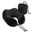Wanderlite Travel Pillow for Airplanes Memory Foam Neck Pillows for Traveling, Soft & Washable Cover with Storage Bag, Portable Plane Accessories for Airplanes Offices Cars, Black-Home & Garden > Bedding > Pillows-PEROZ Accessories