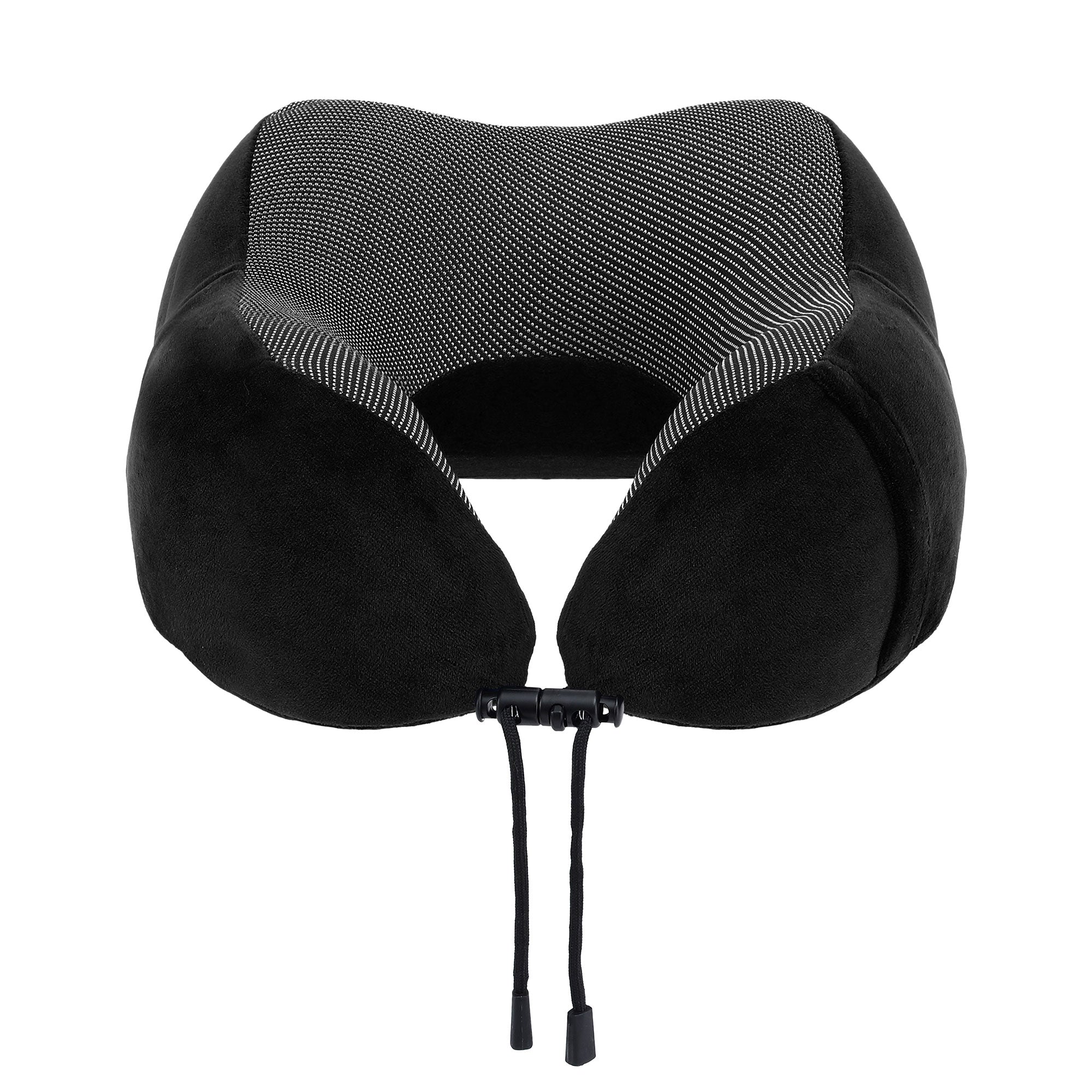 Wanderlite Travel Pillow for Airplanes Memory Foam Neck Pillows for Traveling, Soft &amp; Washable Cover with Storage Bag, Portable Plane Accessories for Airplanes Offices Cars, Black-Home &amp; Garden > Bedding > Pillows-PEROZ Accessories