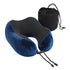 Wanderlite Travel Pillow for Airplanes Memory Foam Neck Pillows for Traveling, Soft & Washable Cover with Storage Bag, Portable Plane Accessories for Airplanes Offices Cars, Blue-Home & Garden > Bedding > Pillows-PEROZ Accessories