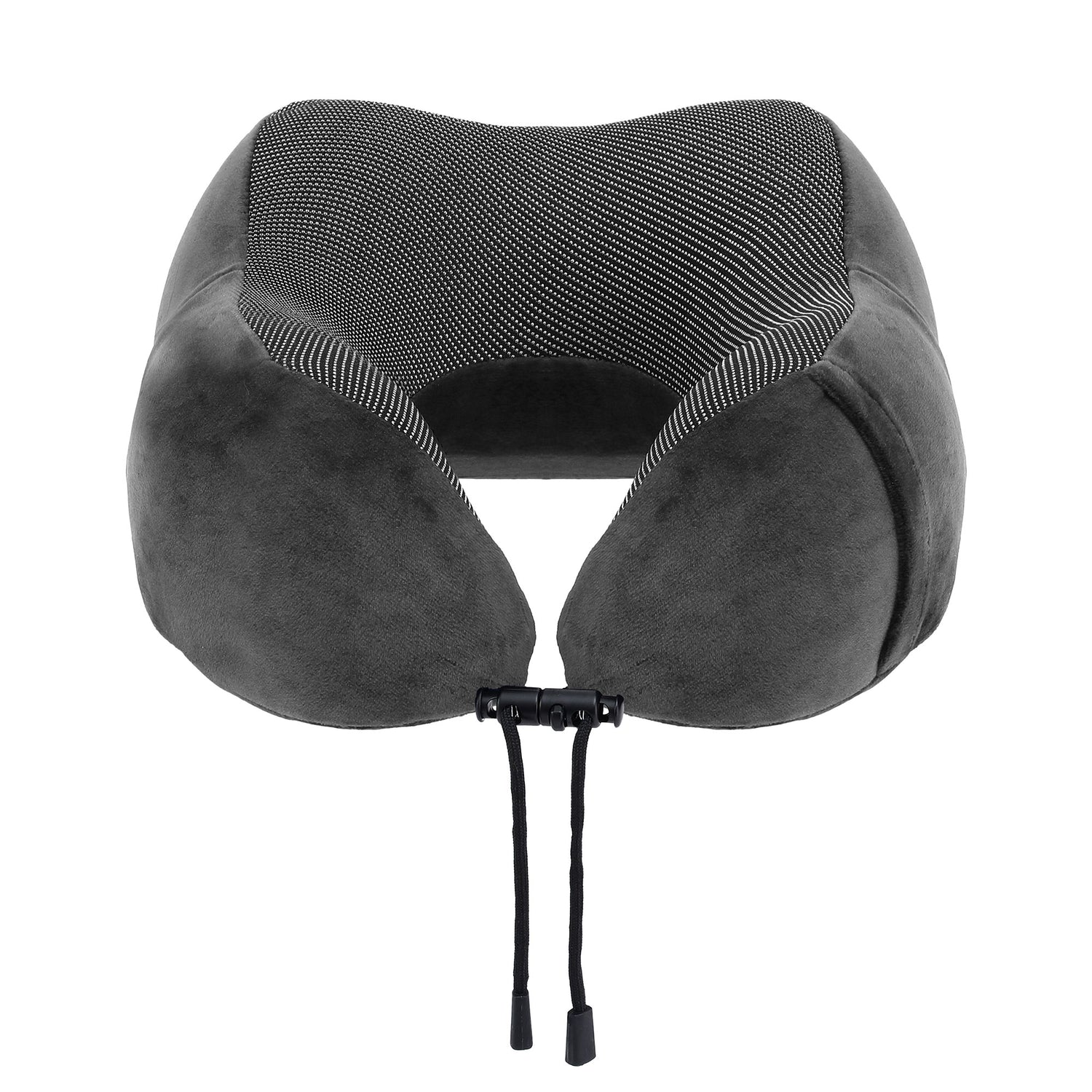 Wanderlite Travel Pillow for Airplanes Memory Foam Neck Pillows for Traveling, Soft &amp; Washable Cover with Storage Bag, Portable Plane Accessories for Airplanes Offices Cars, Grey-Home &amp; Garden > Bedding > Pillows-PEROZ Accessories