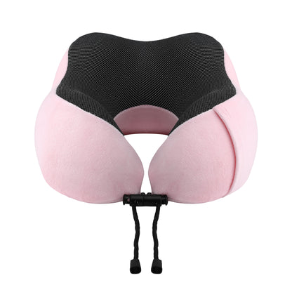 Wanderlite Travel Pillow for Airplanes Memory Foam Neck Pillows for Traveling, Soft &amp; Washable Cover with Storage Bag, Portable Plane Accessories for Airplanes Offices Cars, Pink-Home &amp; Garden > Bedding > Pillows-PEROZ Accessories