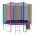 Everfit 10FT Trampoline for Kids w/ Ladder Enclosure Safety Net Pad Gift Round-Sports & Fitness > Trampolines > Trampolines & Accessories-PEROZ Accessories