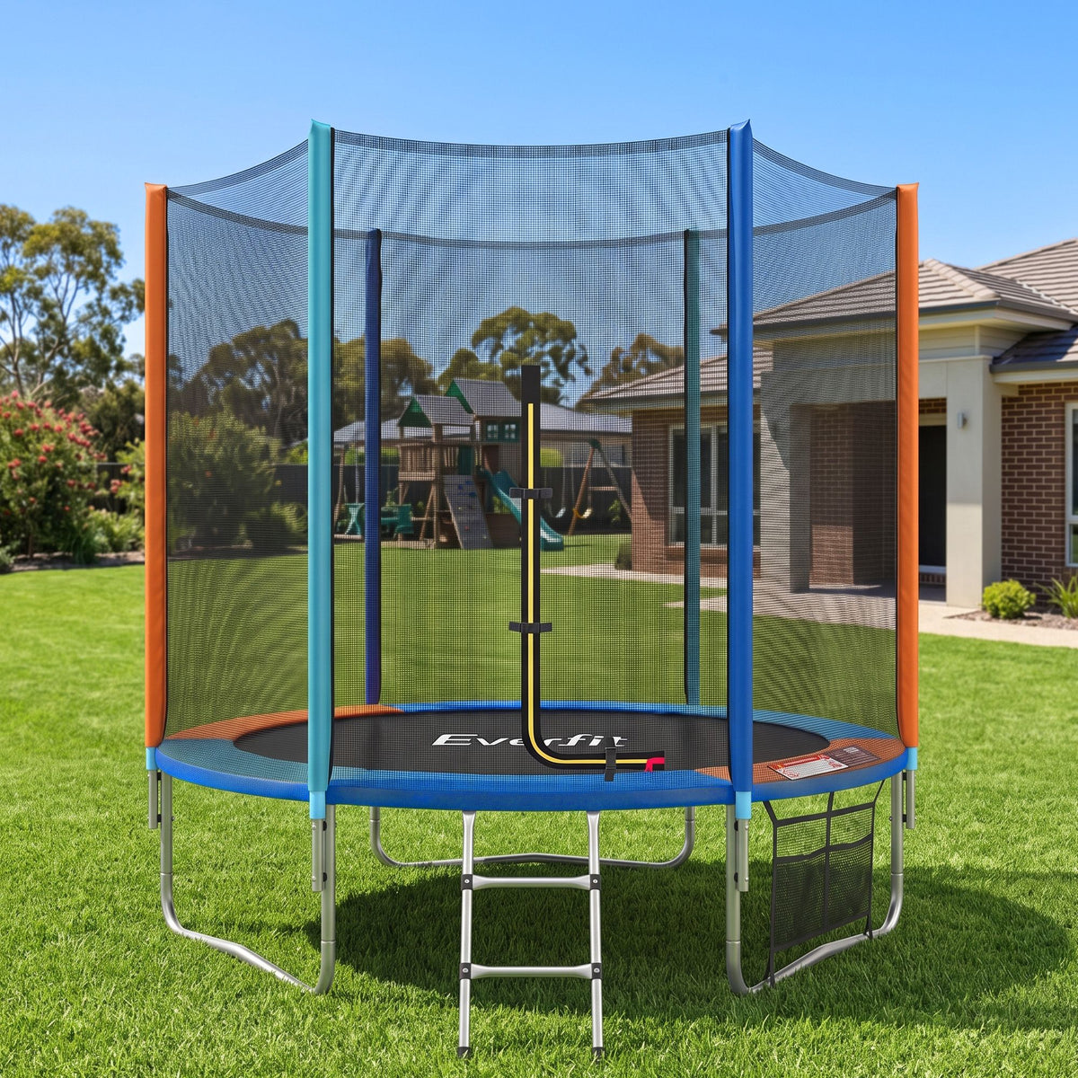 Everfit 6FT Kids Trampoline Rebounder with Enclosure Net Storage Bag-Sports &amp; Fitness > Trampolines > Trampolines &amp; Accessories-PEROZ Accessories