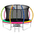 Everfit 12FT Trampoline for Kids w/ Ladder Enclosure Safety Net Rebounder Colors-Sports & Fitness > Trampolines > Trampolines & Accessories-PEROZ Accessories