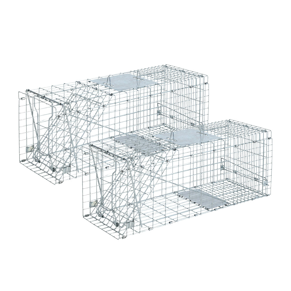 Gardeon 2x Animal Trap Cage Possum 66x23cm-Pet Care &gt; Pest Control-PEROZ Accessories
