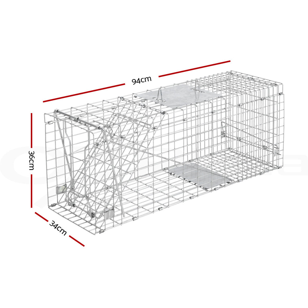 Gardeon Animal Trap Cage Possum 94x34cm-Pet Care &gt; Pest Control-PEROZ Accessories