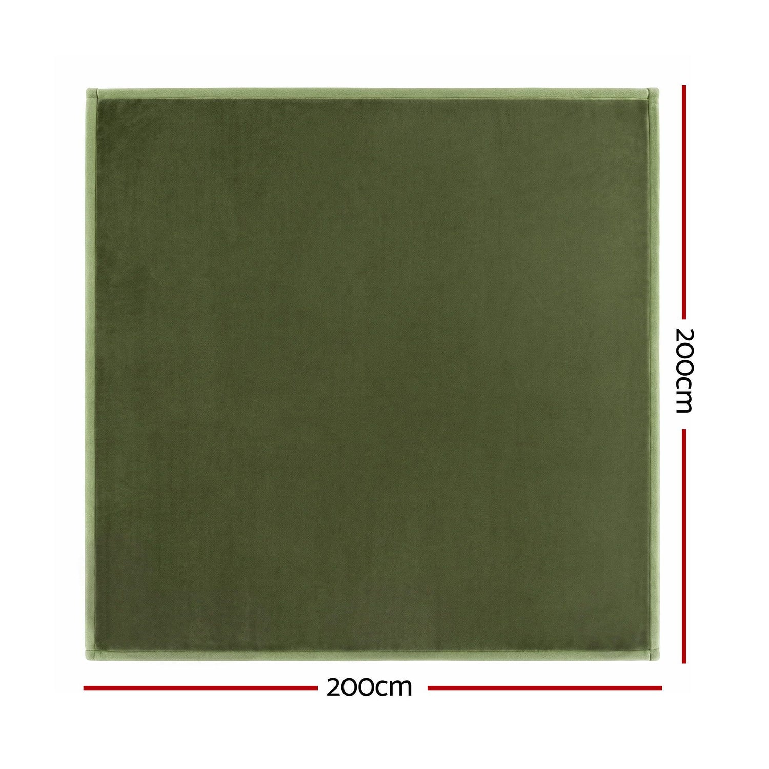Artiss Tatami Mat Floor Mattress 3cm Thick Futon Mattresses Mellow Mat Rugs Living Room Green