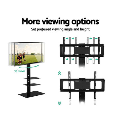 Artiss TV Stand Mount Bracket for 32&quot;-70&quot; LED LCD 3 Tiers Storage Floor Shelf-TV &amp; Monitor Mounts-PEROZ Accessories