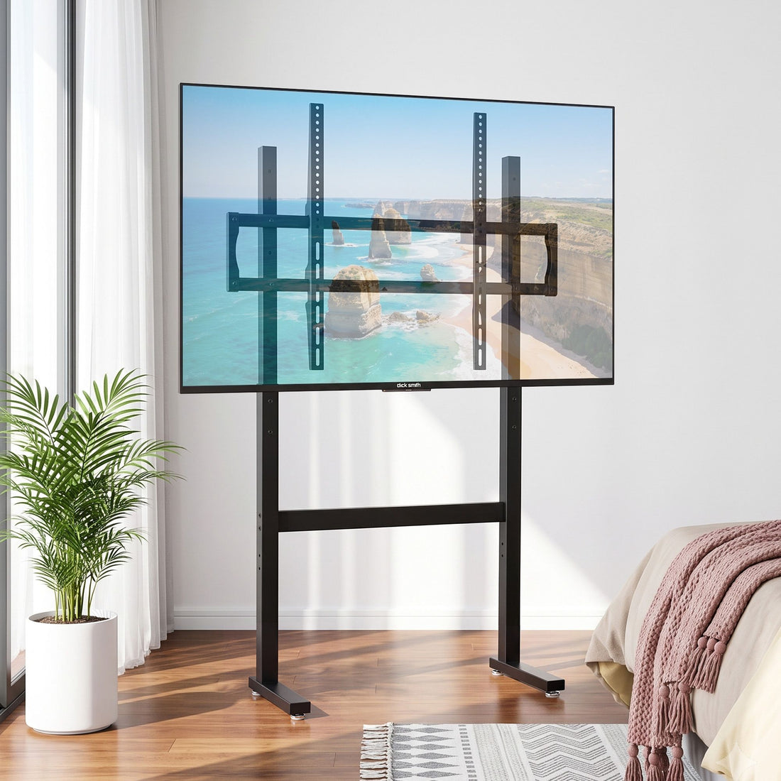 Artiss Universal Floor TV Stand for 32-100 Inch Screens Heavy Duty 40kg Capacity-Appliances > TV > TVs &amp; Accessories-PEROZ Accessories