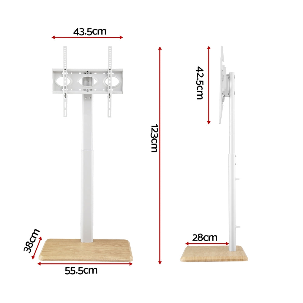 Artiss TV Stand 24-55&quot; Swivel Height Adjustable Floor Mount for TVs-Furniture &gt; Living Room &gt; TV Units-PEROZ Accessories
