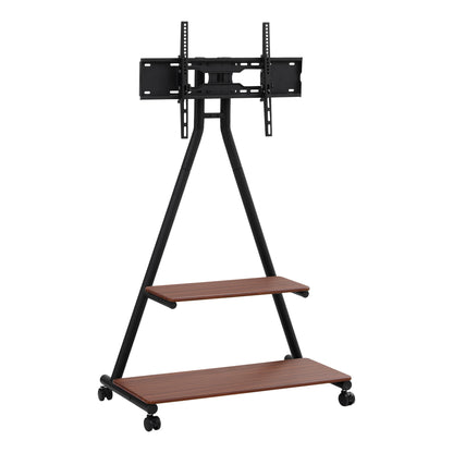 Artiss Mobile TV Stand Rolling Cart Wheels 32-75" Heavy Duty 133kg Mount Bracket-Furniture > Living Room > TV Units-PEROZ Accessories