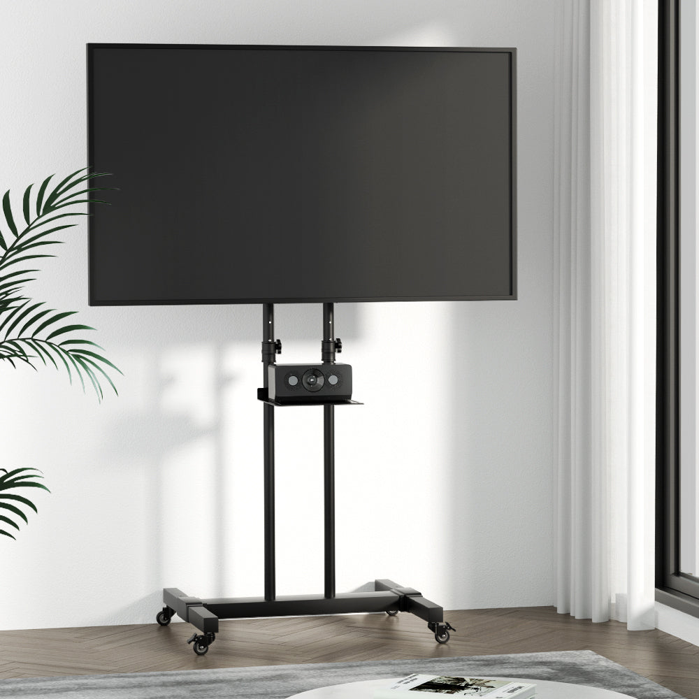 Artiss Mobile TV Stand for 23&quot;-65&quot; TVs Mount Bracket Portable Solid Trolley Cart-Furniture &gt; Living Room-PEROZ Accessories