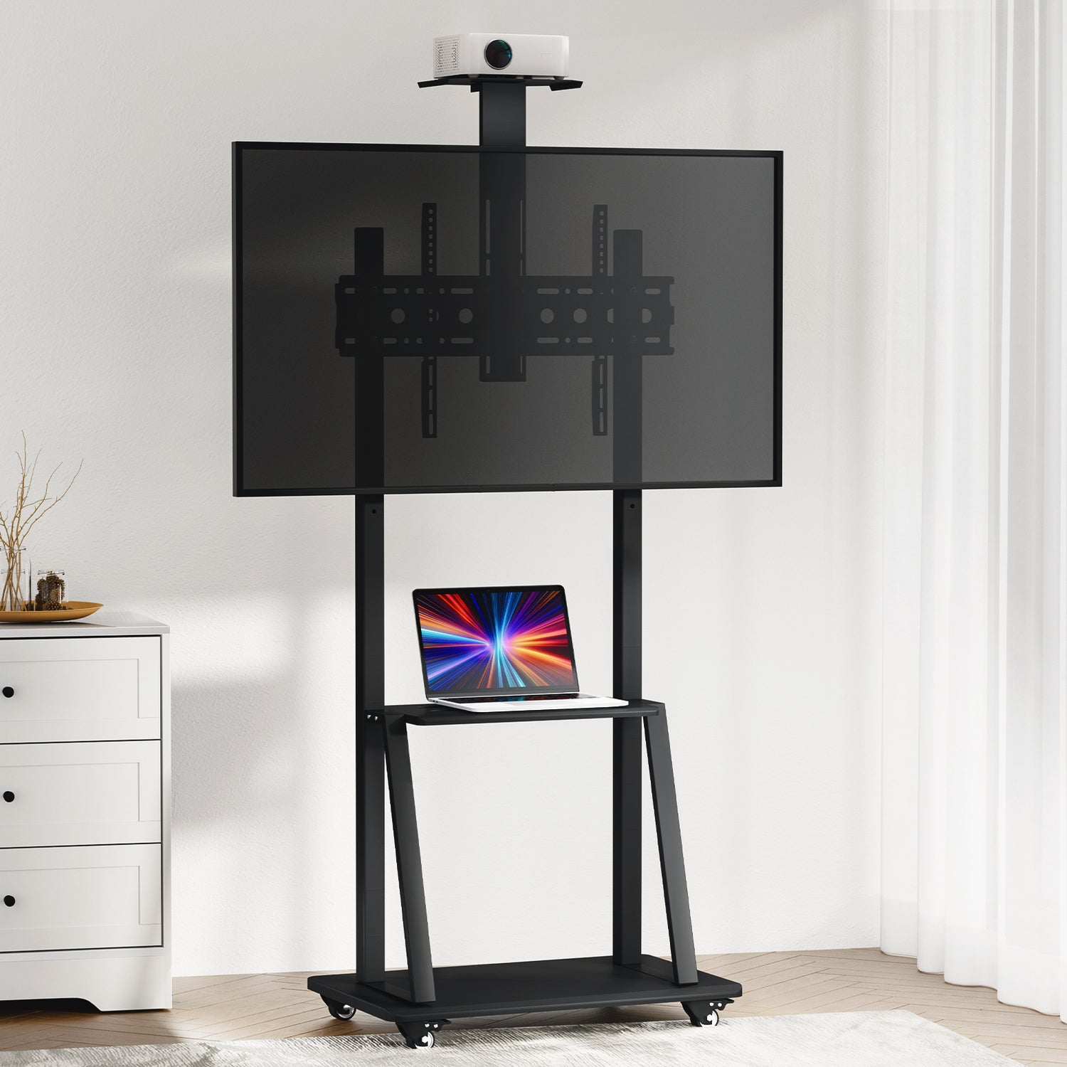 Artiss Mobile TV Stand for 32&quot;-75&quot; TVs-Furniture &gt; Living Room &gt; TV Units-PEROZ Accessories