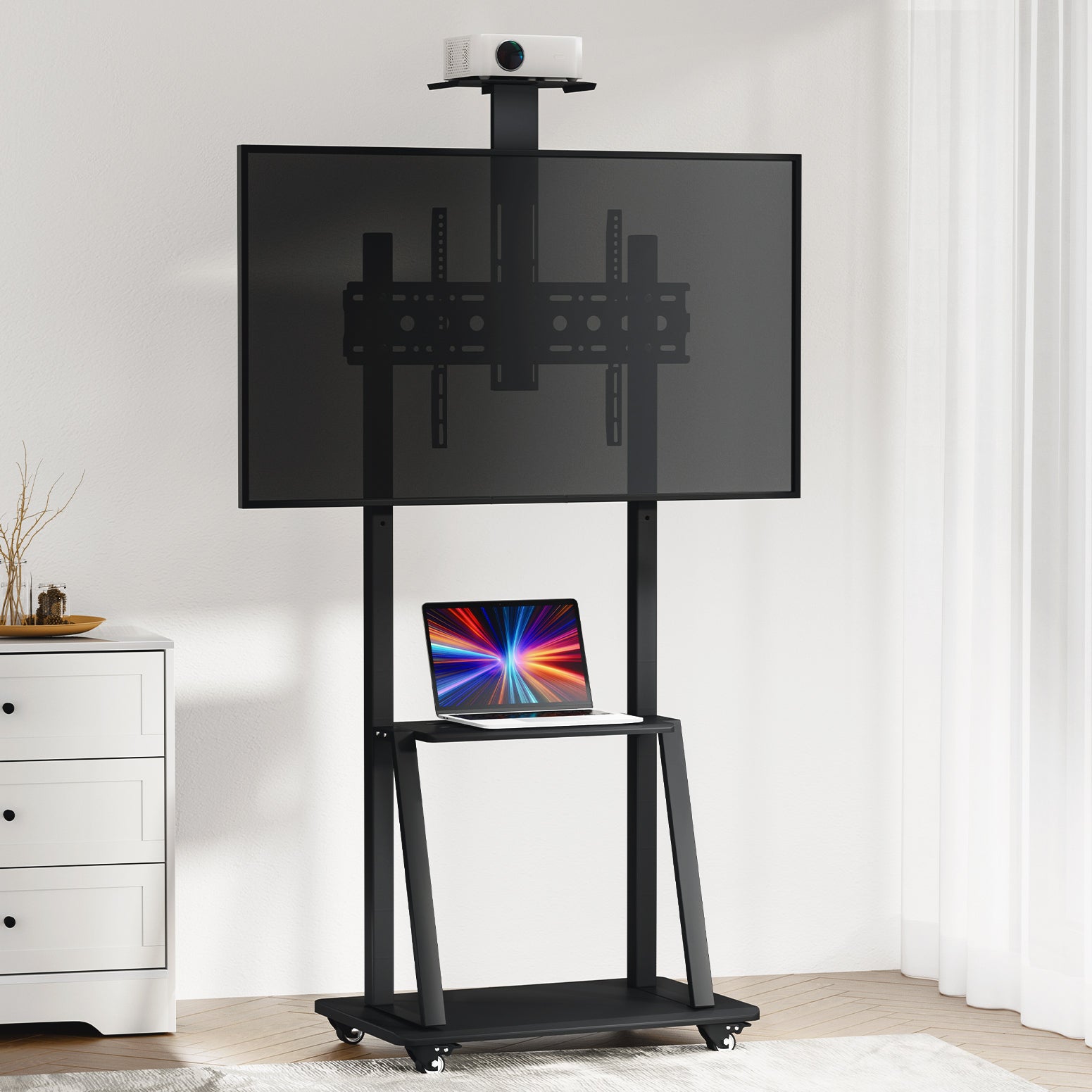Artiss Mobile TV Stand for 32&quot;-75&quot; TVs-Furniture &gt; Living Room &gt; TV Units-PEROZ Accessories
