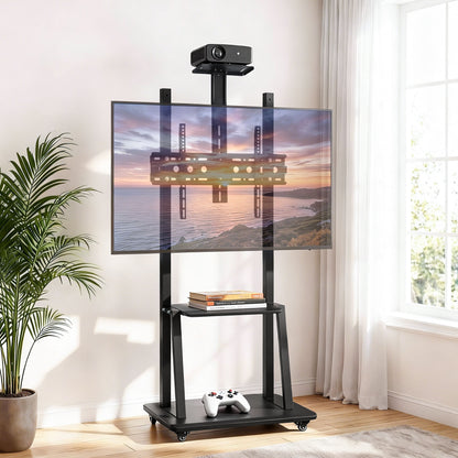 Artiss TV Stand 32-70" Universal Mobile Adjustable Height TV Stand with Wheels-Furniture > Living Room > TV Units-PEROZ Accessories