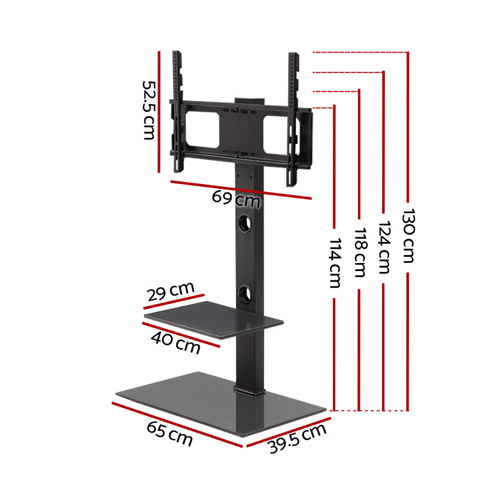 Artiss TV Stand Mount Bracket for 32&quot;-70&quot; LED LCD 2 Tiers Storage Floor Shelf-TV &amp; Monitor Mounts-PEROZ Accessories