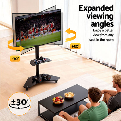 Artiss 40-100" TV Stand Mount Bracket Universal Adjustable Height with Wheels-Furniture > Living Room > TV Units-PEROZ Accessories