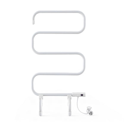 Devanti Heated Towel Rail Freestanding Wall Mounted S-Shape Electric Warmer Rack-Home &amp; Garden > Bathroom Accessories > Towel Racks &amp; Holders-PEROZ Accessories