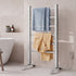 Devanti Electric Heated Towel Rail Rack 6 Bars with Timer Clothes Dry Warmer-Heated Towel Rails-PEROZ Accessories