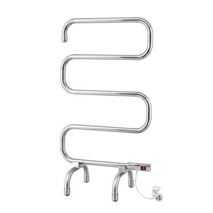 Devanti Electric Heated Towel Rail Rack 5 Bars Freestanding Clothes Dry Warmer-Heated Towel Rails-PEROZ Accessories