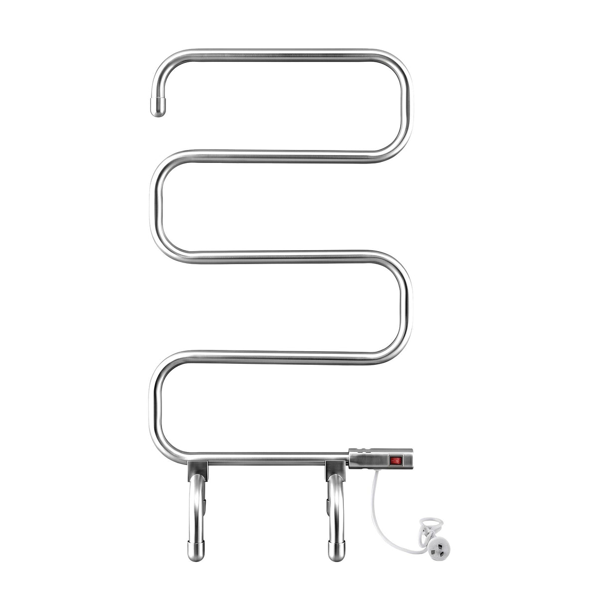 Devanti Electric Heated Towel Rail Rack 5 Bars Freestanding Clothes Dry Warmer-Heated Towel Rails-PEROZ Accessories