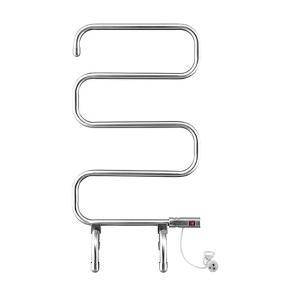 Devanti Electric Heated Towel Rail Rack 5 Bars Freestanding Clothes Dry Warmer-Heated Towel Rails-PEROZ Accessories