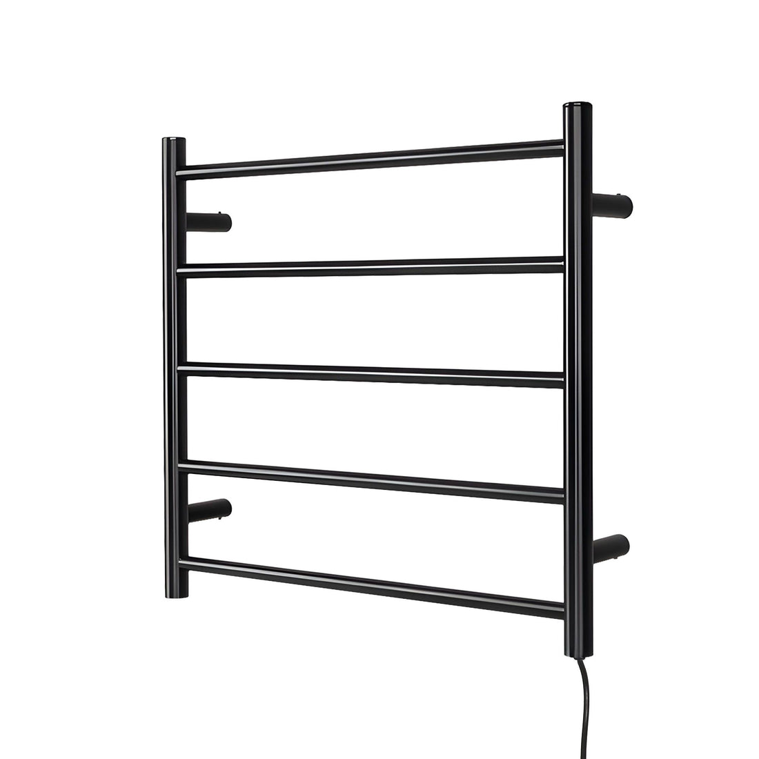 Devanti Electric Heated Towel Rail Rack 5 Bars Wall Mounted Clothes Dry Warmer-Heated Towel Rails-PEROZ Accessories