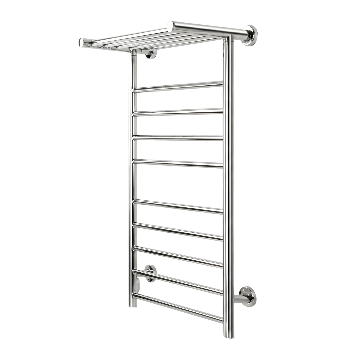 Devanti Electric Heated Towel Rail Rack 14 Bars Wall Mounted Clothes Dry Warmer-Heated Towel Rails-PEROZ Accessories