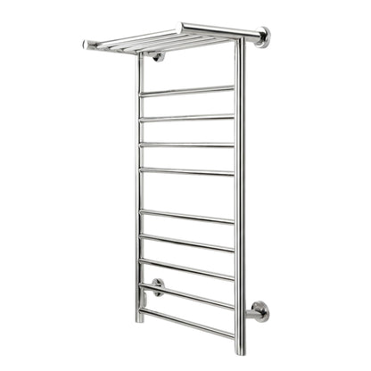 Devanti Electric Heated Towel Rail Rack 14 Bars Wall Mounted Clothes Dry Warmer-Heated Towel Rails-PEROZ Accessories