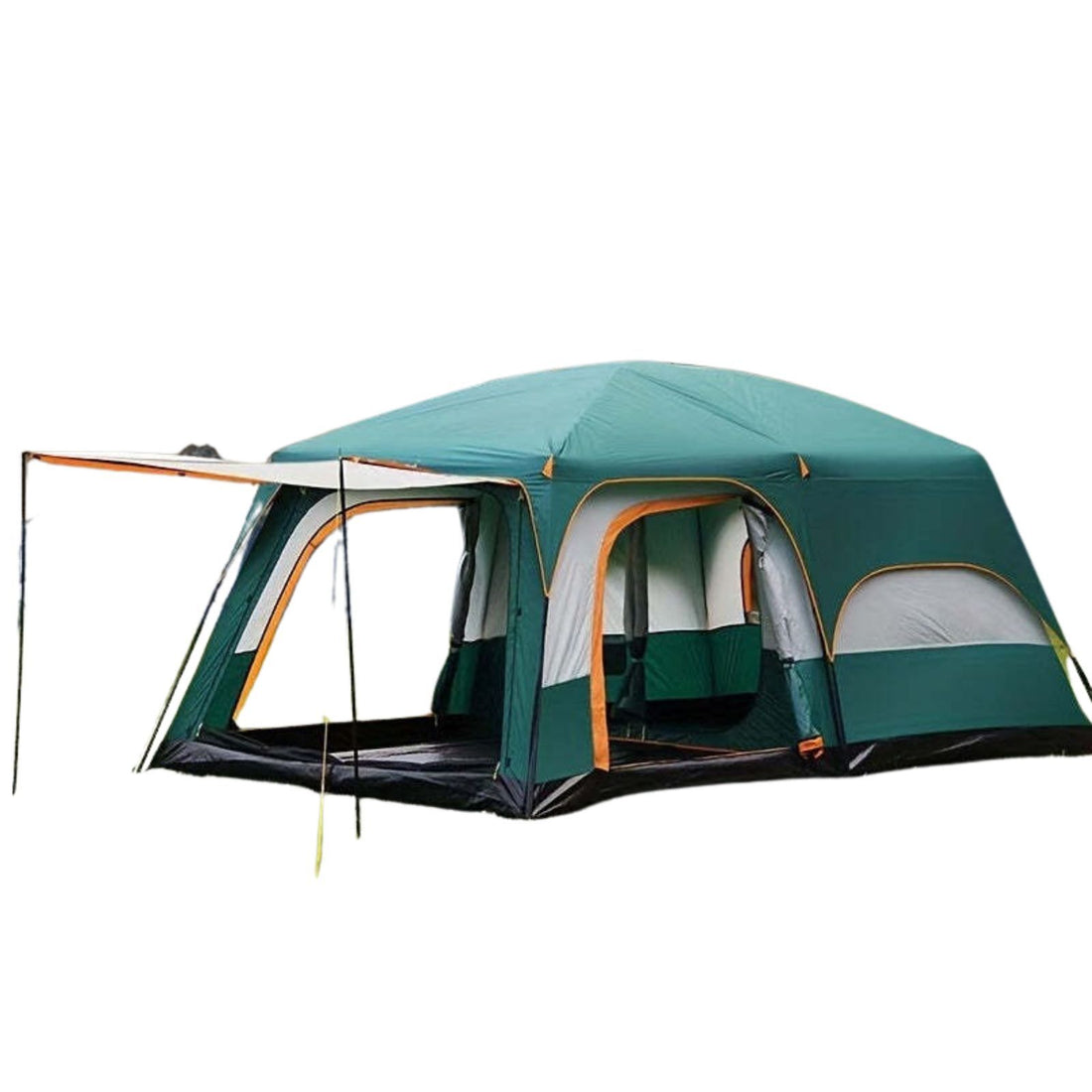 Tasman 3-5 Person Tent Camping Hiking Festival Pop Up Sleeping - Green-Outdoor Recreation &gt; Camping &gt; Tents-PEROZ Accessories