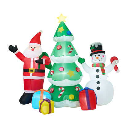 Tinseltown 2.4M Set of 3 Christmas Inflatable with LED Light-Christmas Inflatable-PEROZ Accessories