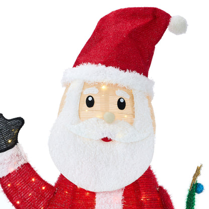Tinseltown 3D Christmas Snowman Light LED 127cm Xmas Festive Display-Christmas Light-PEROZ Accessories